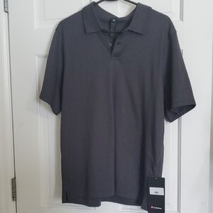 NWT Lululemon Organic Cotton Short Sleeve Polo Mens SZ Xs Grey